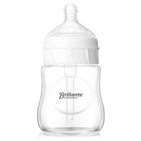贝立安宽口径婴儿奶瓶新生儿玻璃奶瓶 150ml自然实感奶嘴 BYP15 *2件