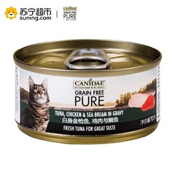 CANIDAE 卡比 PURE系列猫罐头 金枪鱼+鸡肉丝 70克*24罐 *2件
