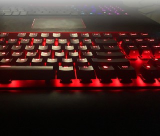 Lenovo 联想 玛雅之光 104键 有线机械键盘 黑色 Cherry红轴 单光