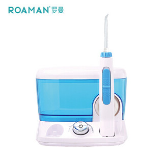 罗曼（ROAMAN） 冲牙器洗牙器水牙线 口腔护理充电式洗牙机 W7 *3件