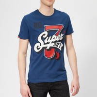 Superdry 极度干燥 Super 7 Logo 男款T恤