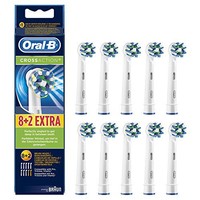 中亚Prime会员：Oral-B 欧乐-B EB50 多角度清洁型刷头 10支装 *2件