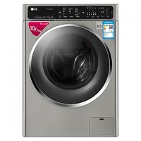 LG 10公斤 臻净系列 带烘干 滚筒洗衣机 WD-QH450B7H（碳晶银）