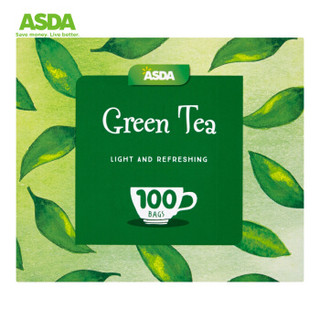 临期品：艾斯达 ASDA Chosen By You 独立茶包 绿茶袋泡茶 100袋  