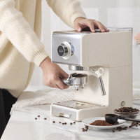 ACA/北美电器 AC-ES12A咖啡机家用商用意式全半自动小型蒸汽奶泡