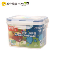 龙士达（LONGSTAR） 微波炉饭盒保鲜盒 1000ml透明塑料密封罐收纳盒 LK2015