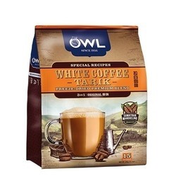 OWL 猫头鹰 三合一速溶白咖啡 原味 15包 600g *2件