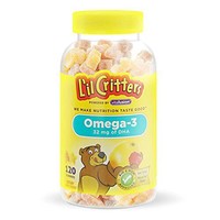 L'il Critters 小熊糖 儿童Omega 3健脑小熊软糖 120粒