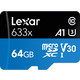 Lexar 雷克沙 633x MicroSDXC A1 UHS-I U3 TF存储卡 64GB