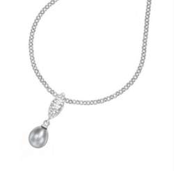 DOWER&HALL 月光珍珠系列 纯银淡水珍珠项链