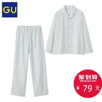 GU男童睡衣(条纹)经典时尚潮流家居服睡衣313939极优