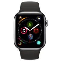 Apple 苹果 Apple Watch Series 4 智能手表 (深空灰铝金属、GPS、40mm、黑色运动表带)