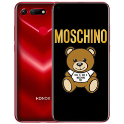 荣耀V20 MOSCHINO联名版 8GB 256GB 幻影红 移动联通电信4G全面屏手机 双卡双待