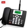 TCL CF203C 无线插卡座机来电显示时间显示固定电话 (黑色)