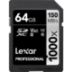 Lexar 雷克沙 Professional 1000x SDXC UHS-II U3 SD存储卡 64GB