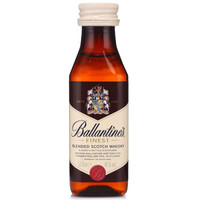 百龄坛（Ballantine’s)洋酒 特醇苏格兰威士忌 50ml *2件