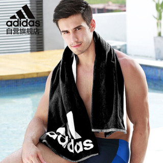 阿迪达斯adidas 浴巾游泳健身运动毛巾亲肤舒适快干便携沙滩巾黑色AB8008【报价价格评测怎么样】 -什么值得买