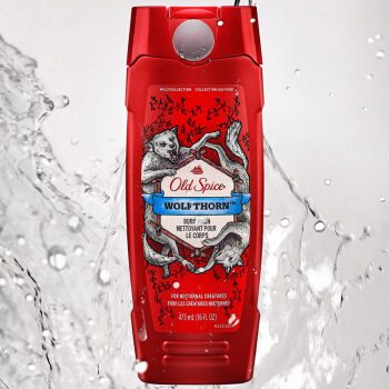 京东plus会员欧仕派oldspice男士沐浴露狼刺海洋味473ml邓超同款美国