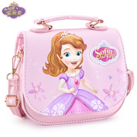 Disney 迪士尼 KH1422 公主时尚斜挎手提包 粉色 大号