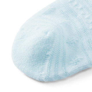 全棉时代 幼儿雪花袜 7.5cm（建议0-3个月）蔚蓝+白+天蓝 3双装
