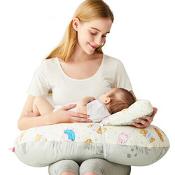 LEYUN 乐孕 婴儿躺喂学坐枕靠枕 竹纤维透气不闷
