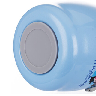 迪士尼（Disney）宝宝吸管杯学饮杯 儿童保温杯婴儿水杯316不锈钢水壶带重力球 蓝色米奇300ml