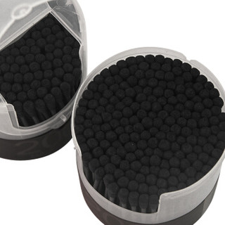 商品笑妈妈 黑色双头螺旋耳部棉签 掏耳朵棉棒 200支