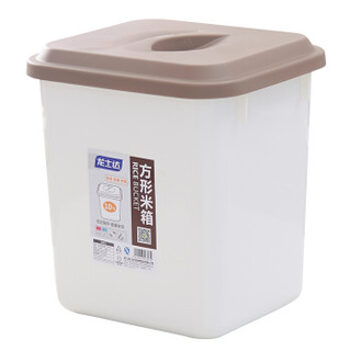 龙士达防虫防潮大号储米桶10KG塑料带盖加厚厨房米缸20斤密封米箱 颜色随机LJ-1005