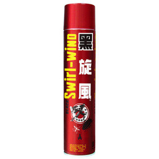 black swirl-wind 黑旋风 杀虫气雾剂600ml*2瓶喷雾剂家用室内除灭杀蚊苍蝇蟑螂神器