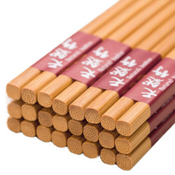 唐宗筷 竹雕刻 家用酒店用 天然竹筷子 碳化竹筷 不易发霉  餐具套装12双装 A155