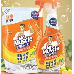 Mr Muscle 威猛先生 厨房重油污净 455g+补充装420g