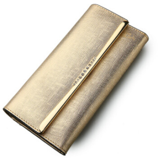 商品playboybunny花花公子女士长款牛皮钱包pab03266j金色