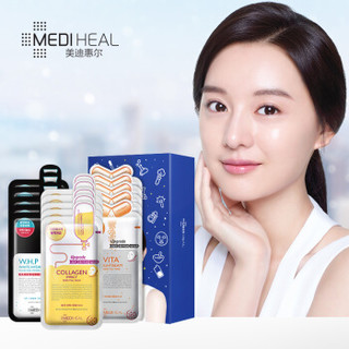 MEDIHEAL 美迪惠尔 美白紧致亮肤面膜套装 15片