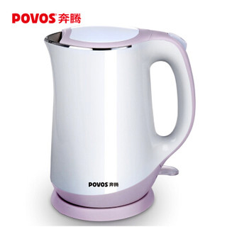 POVOS 奔腾 PK1701 1.7L 电水壶 白色  