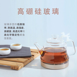心好（xinhao）电热水壶 智能恒温高硼硅玻璃烧水壶 可遥控全自动上水茶壶 电茶炉XH-QZD-B1 1L电水壶金色