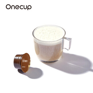 Onecup 咖啡胶囊 非转基因大豆 零植脂末 豆奶拿铁10颗装 255g *5件
