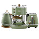 Delonghi/德龙半自动咖啡机面包机多士炉电水壶复古早餐系列3件套