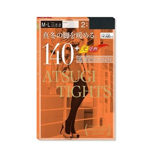  ATSUGI 厚木 TIGHTS系列 140D 发热连裤袜 2双装  *2件