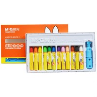 M&G 晨光 米菲丝滑油画棒 12色送削笔器+延长器
