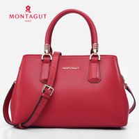 MONTAGUT 梦特娇 女 简约百搭通勤 手提包 杀手包 R52121141128 红色