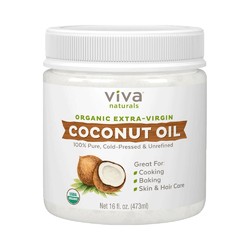 25号0点前1小时：Viva Naturals 冷榨有机椰子油 473ml