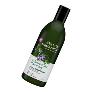 AVALON ORGANICS 阿瓦隆 迷迭香精油有机沐浴露 355ml