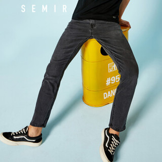 Semir 森马 193162419011 男士水洗牛仔裤 牛仔灰 27