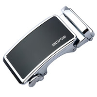 博牌Bopai男士皮带自动扣头卡扣休闲百搭青年腰带头 商务皮带头合金扣 713-007061黑色