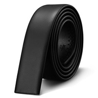 高尔夫GOLF皮带男士无头皮带条自动扣腰带皮带身男款无扣双面牛皮带身不带头P8BV34996J黑色