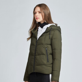商品雪中飞2018冬季女士尼丝纺羽绒服 x70140002 (桦茶绿)