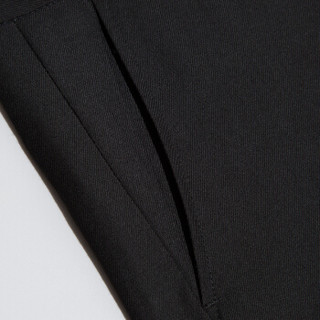 南极人(Nanjiren)男士西裤职业商务正装休闲免烫西服裤子 黑色常规款 36码 xk001