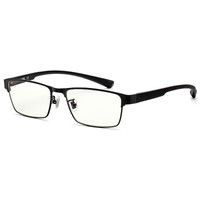 LOHO 防蓝光眼镜男手机/电脑防辐射护目眼镜平光无度数商务款 P5167黑色