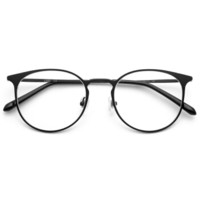 LOHO 防辐射眼镜男女款防蓝光护目平光镜抗疲劳眼镜框 LH2125钢琴黑