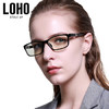LOHO  防蓝光辐射护目镜女平光眼镜男款简约百搭情侣款 GL60065钢琴黑